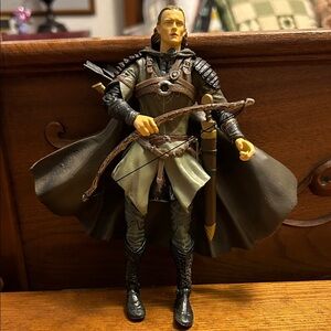 Marvel Lord of The Rings Legolas 2002 Elf Archer w/weapons 7” Action Figure